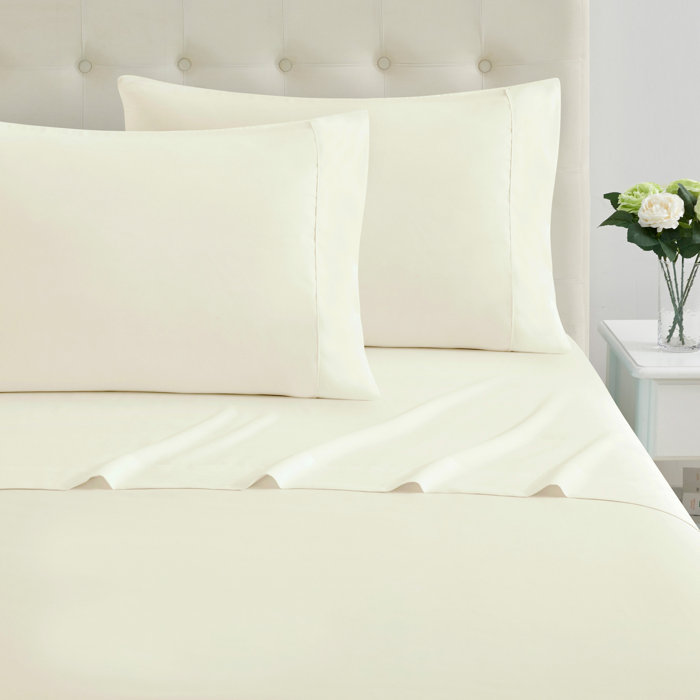 Eider & Ivory™ Maelynn Egyptian Cotton Percale Sheet Set & Reviews Wayfair